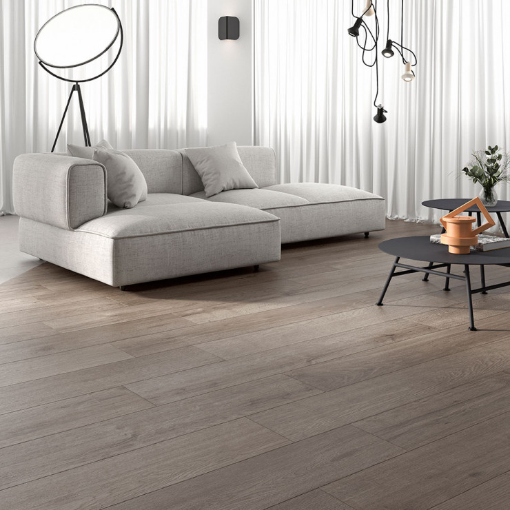Träklinker Inwood Mörkgrå Matt 25x150 cm-0